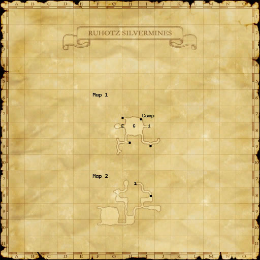 Map of where we camp within the maze
